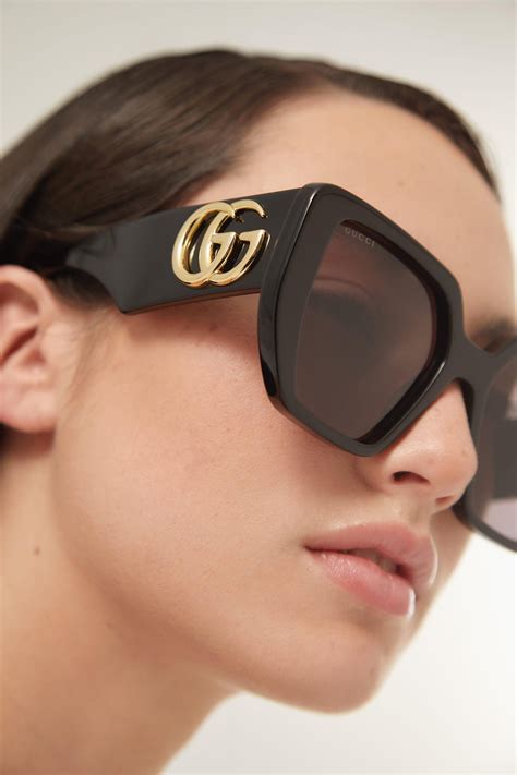 gucci sunglasses girl|gucci oversized sunglasses for women.